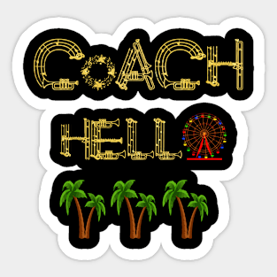 Coach Hell Sticker